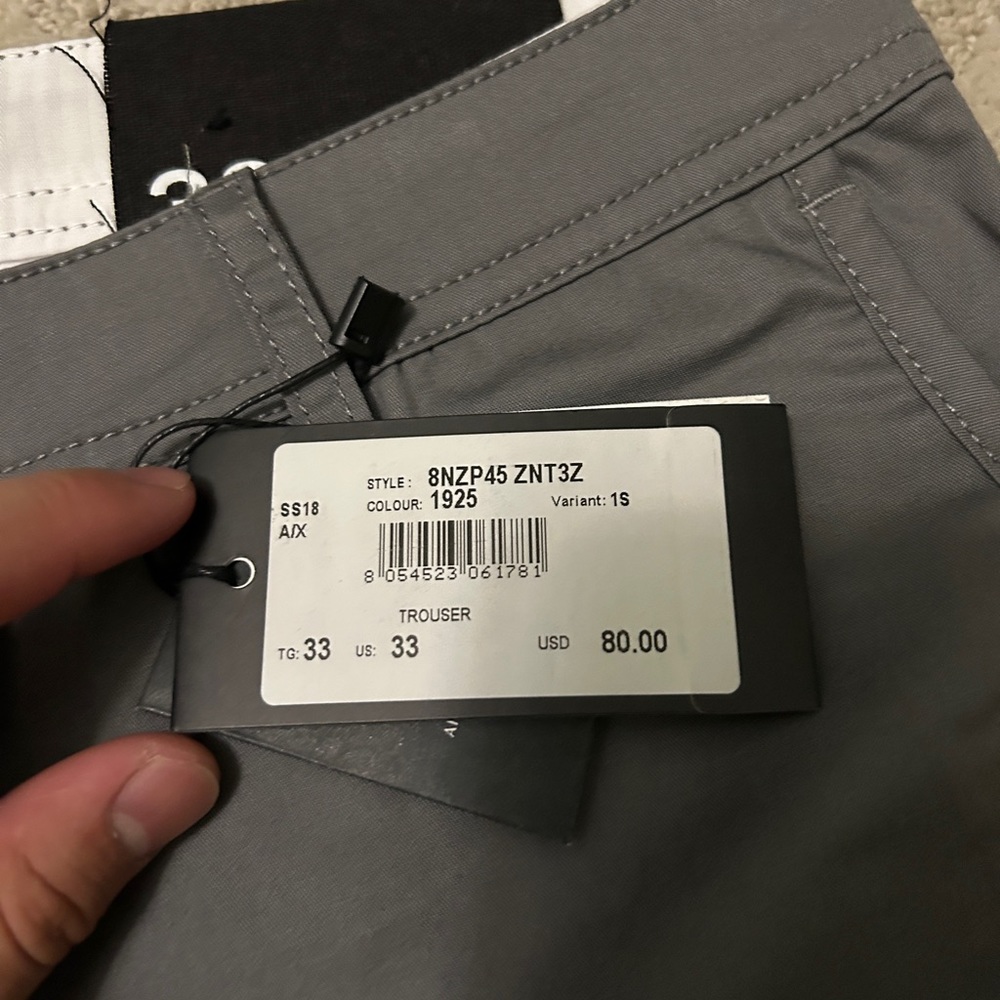 NWT Armani Exchange dress chinos